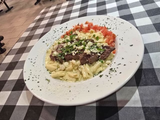 Steak Gorgonzola.