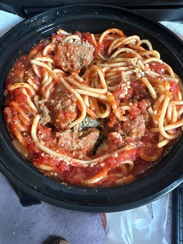 Spaghetti Marinara 1 Meatball.